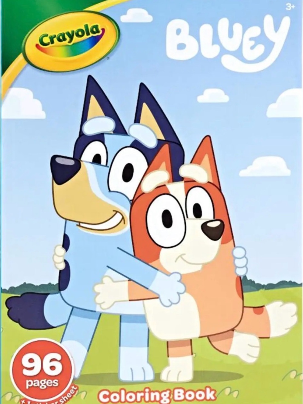Crayola BLUEY Jumbo Coloring & Activity Book 96 Pages with Sticker Sheet New!
